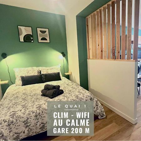 Le Quai 1 - Spacieux Studio Neuf Calme - Clim - Wifi - Gare A 200M Agen Eksteriør bilde